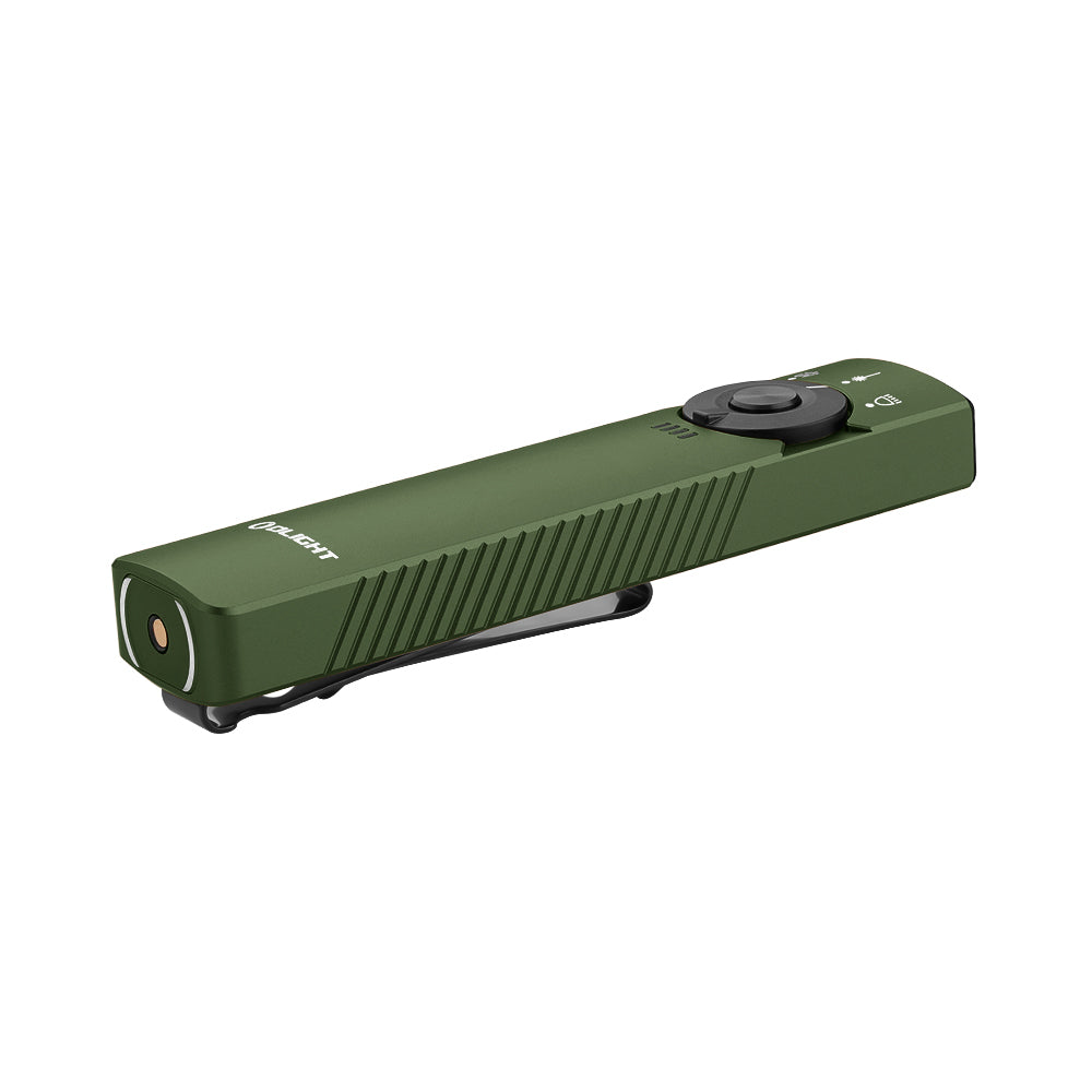 Olight Arkfeld Pro - 1300 Lumen Tactical Flashlight, Class 3R Green Laser, UV Light