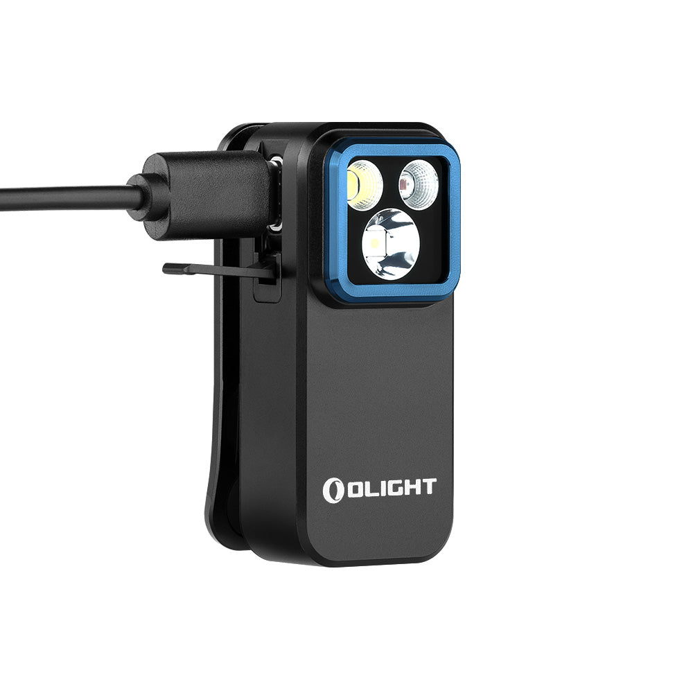 Olight Oclip Pro – Clip-On Flashlight with Floodlight, Spotlight & Red Light