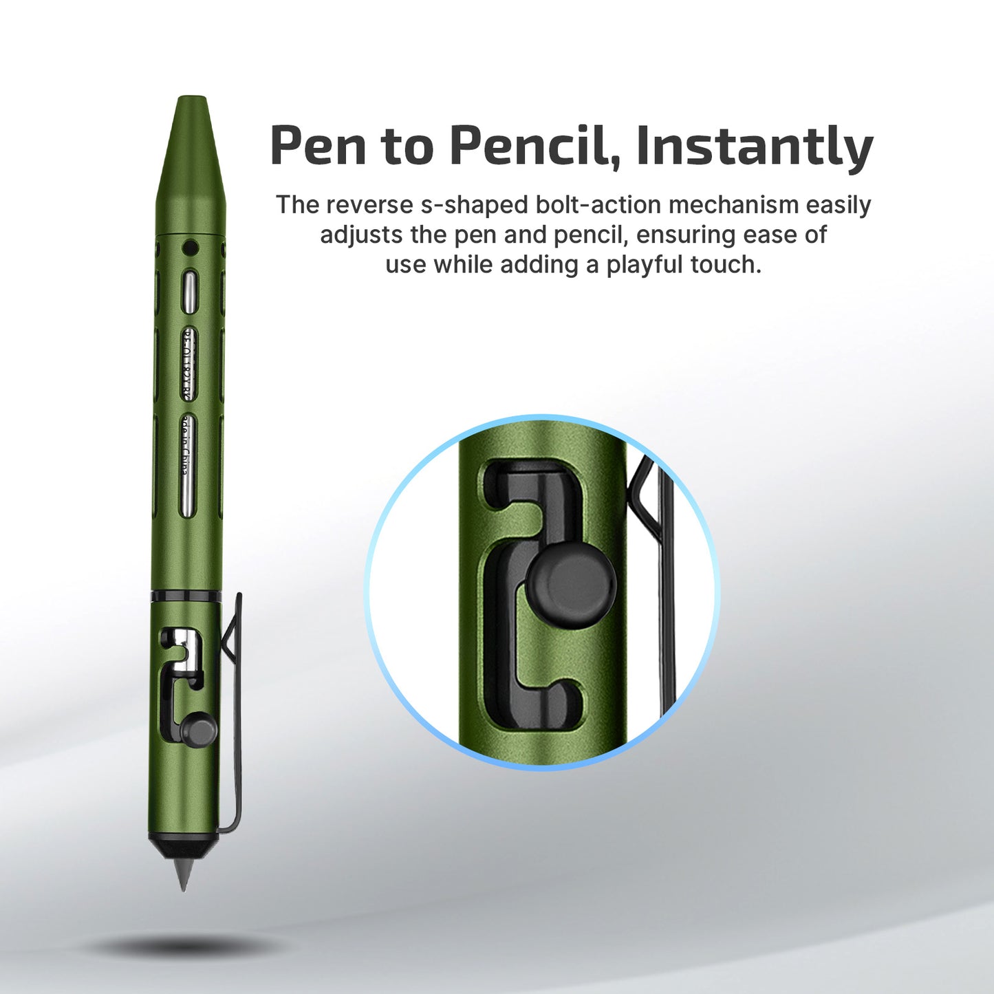 O-Pen Mini 2 Pen - Bolt Action Pen & Pencil