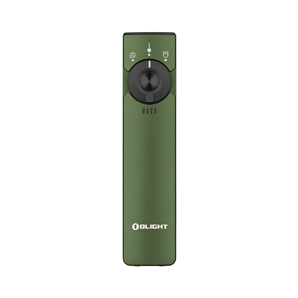 Olight Arkfeld Pro - 1300 Lumen Tactical Flashlight, Class 3R Green Laser, UV Light
