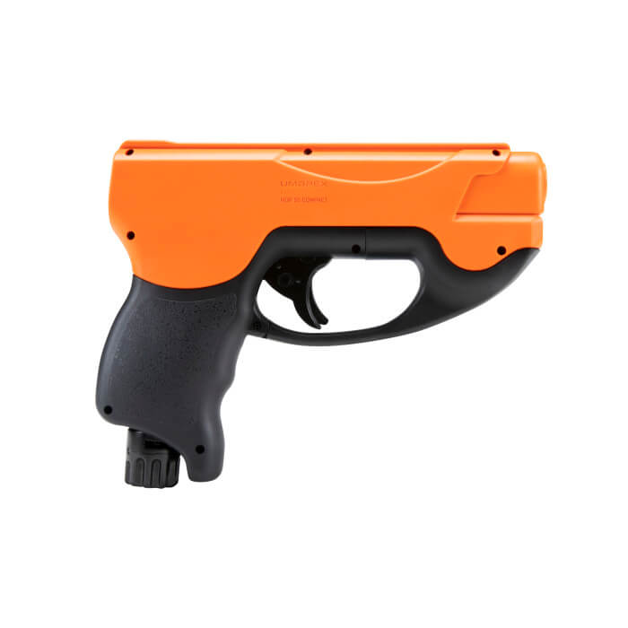 Umarex P2P Compact Pepper Pistol 50 Caliber 4rd Black and Orange