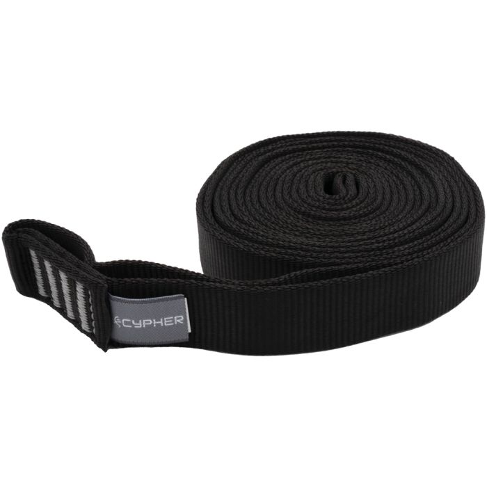 Cypher Nylon Sling 1"X 72" Tubular Webbing - Black