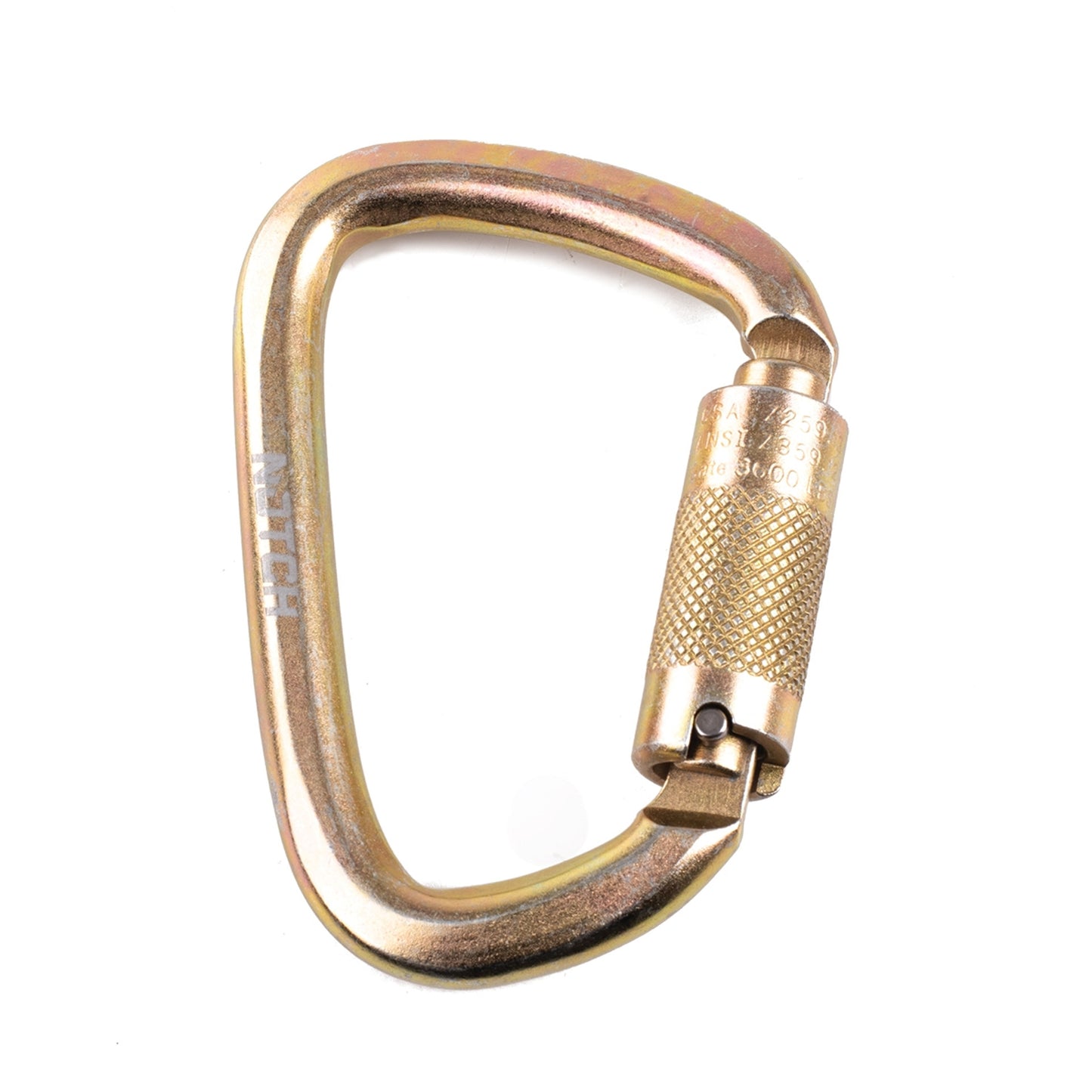 Notch Auto-Locking Steel Carabiner (50kN)