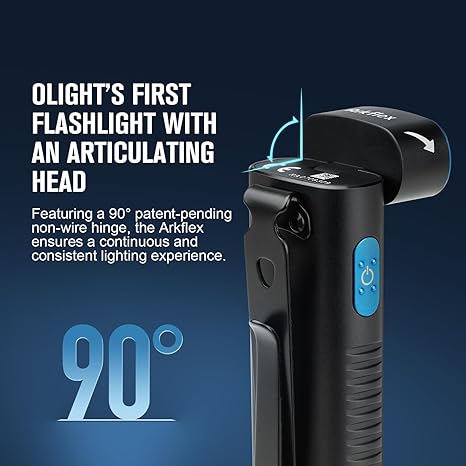 Olight Arkfeld Flex Flashlight Black