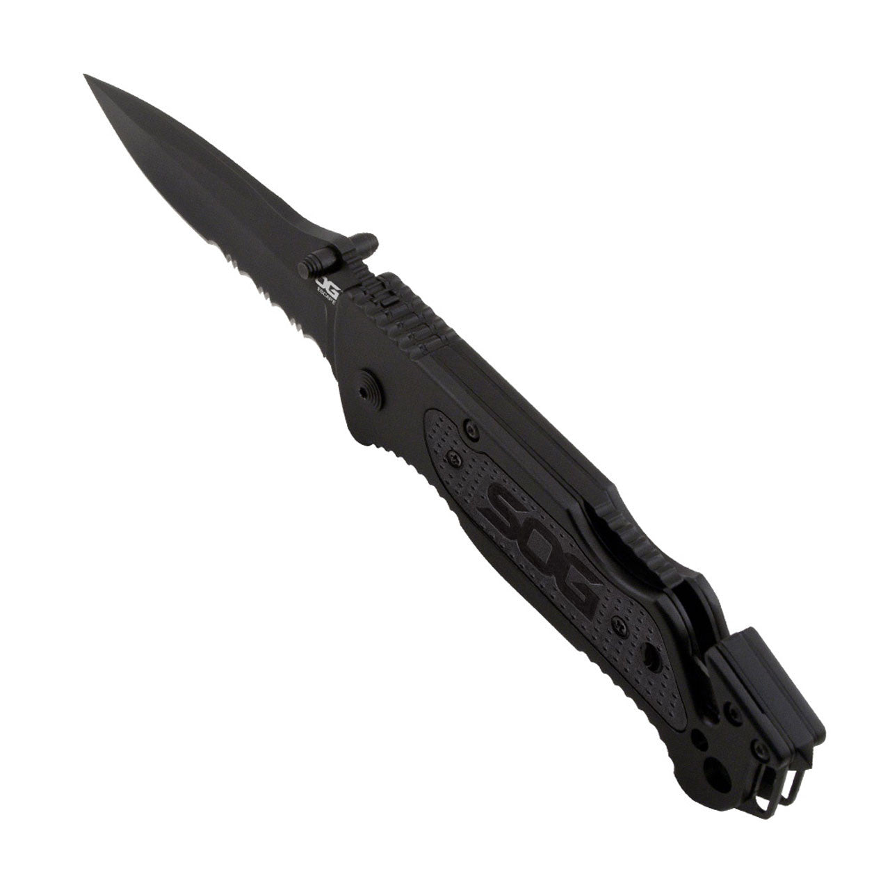 SOG Escape Rescue Knife - Serrated Black