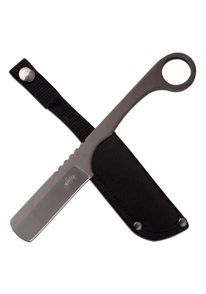 Fixed Blade Ring-Grip Razor Style Knife - 3" Blade