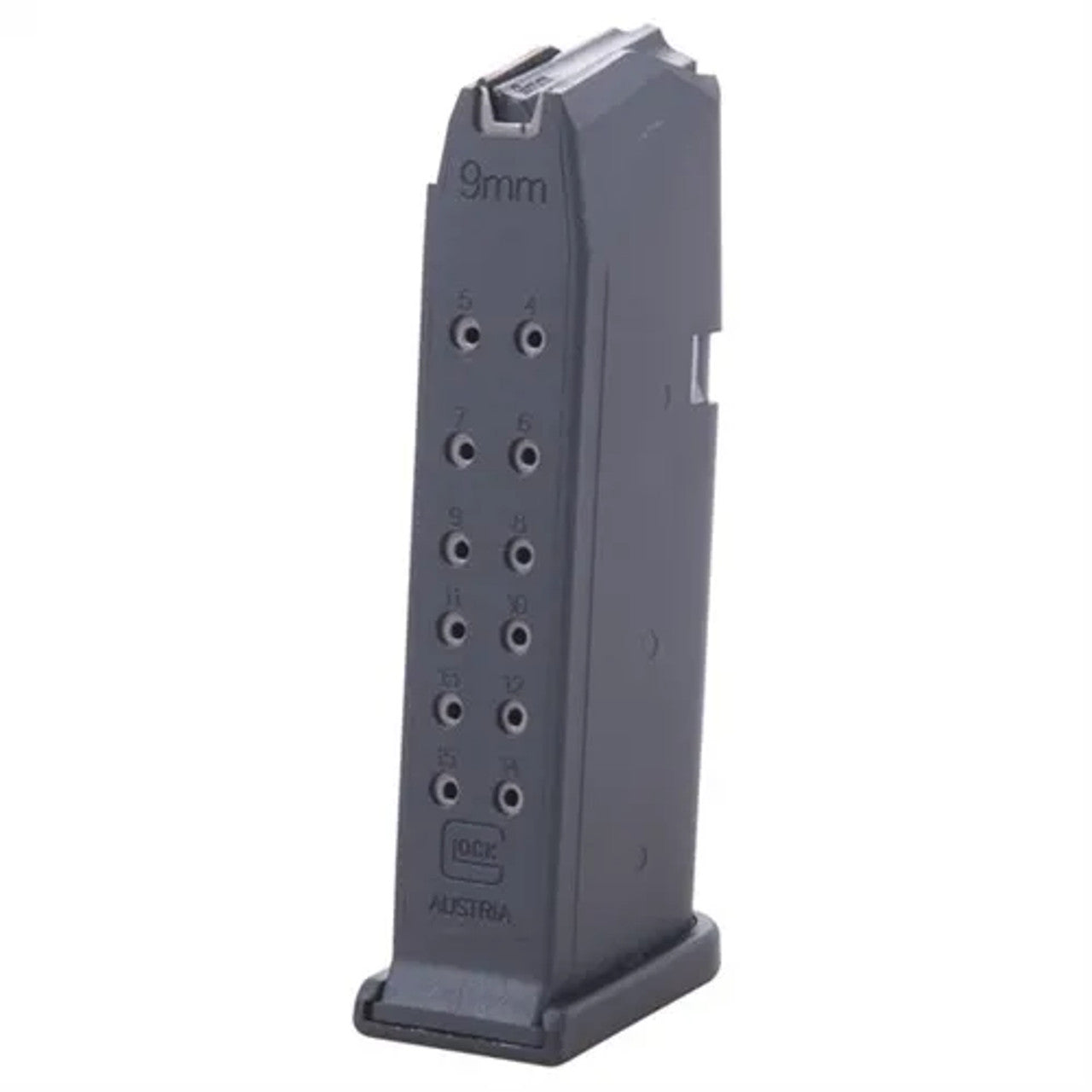 Glock Factory Original Magazine for Glock 19/26 9mm Black Polymer 15rd