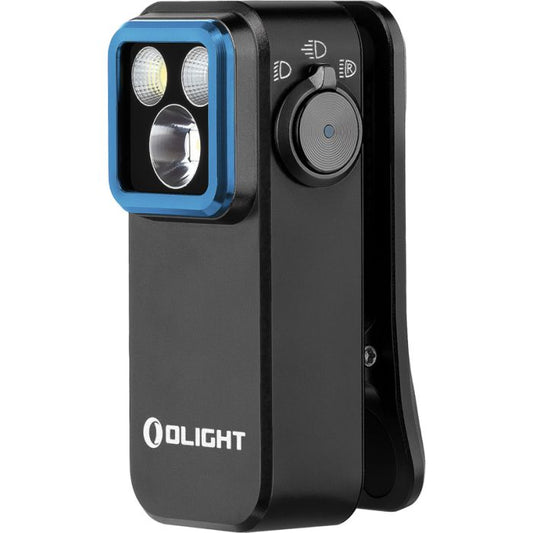 Olight Oclip Pro – Clip-On Flashlight with Floodlight, Spotlight & Red Light
