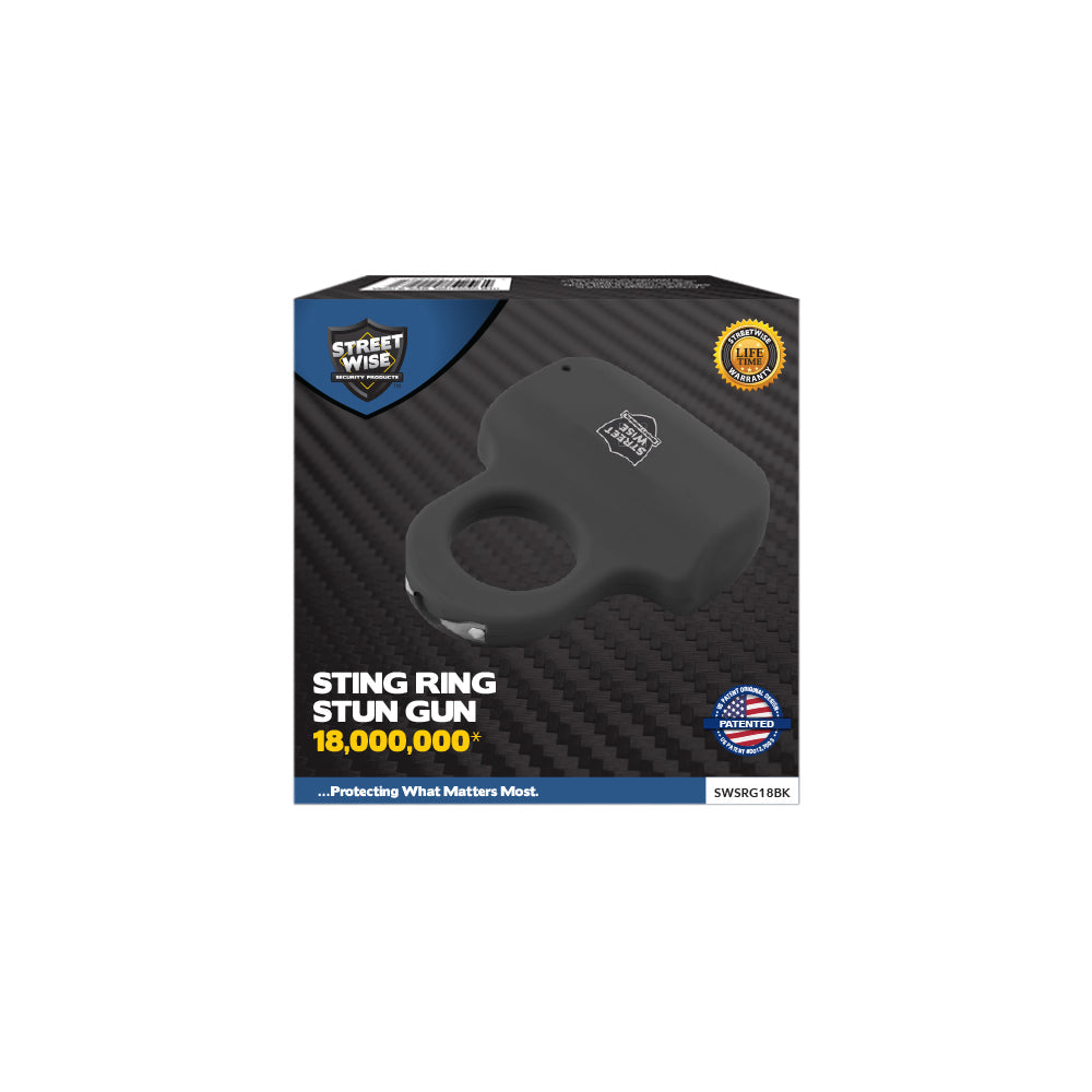 Streetwise Sting Ring 18,000,000 Stun Gun Ring