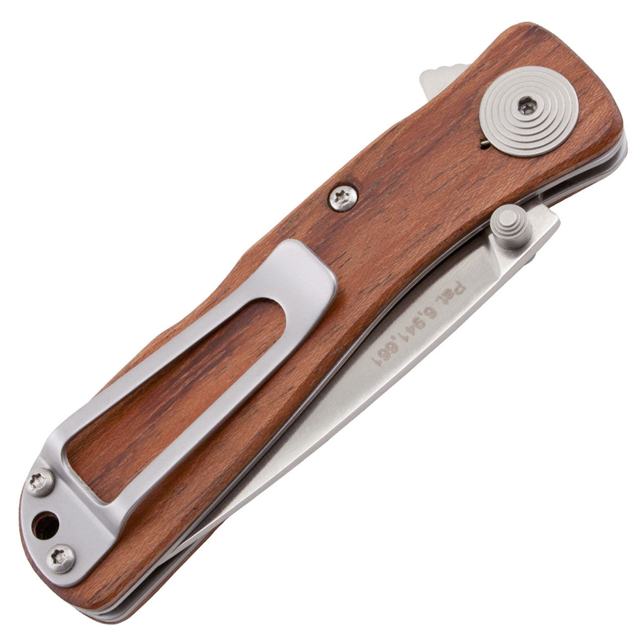 SOG Twitch II Lockback Assisted Opening Rosewood Handle Compact Knife