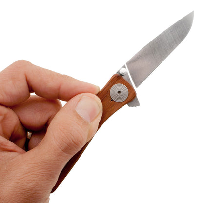 SOG Twitch II Lockback Assisted Opening Rosewood Handle Compact Knife