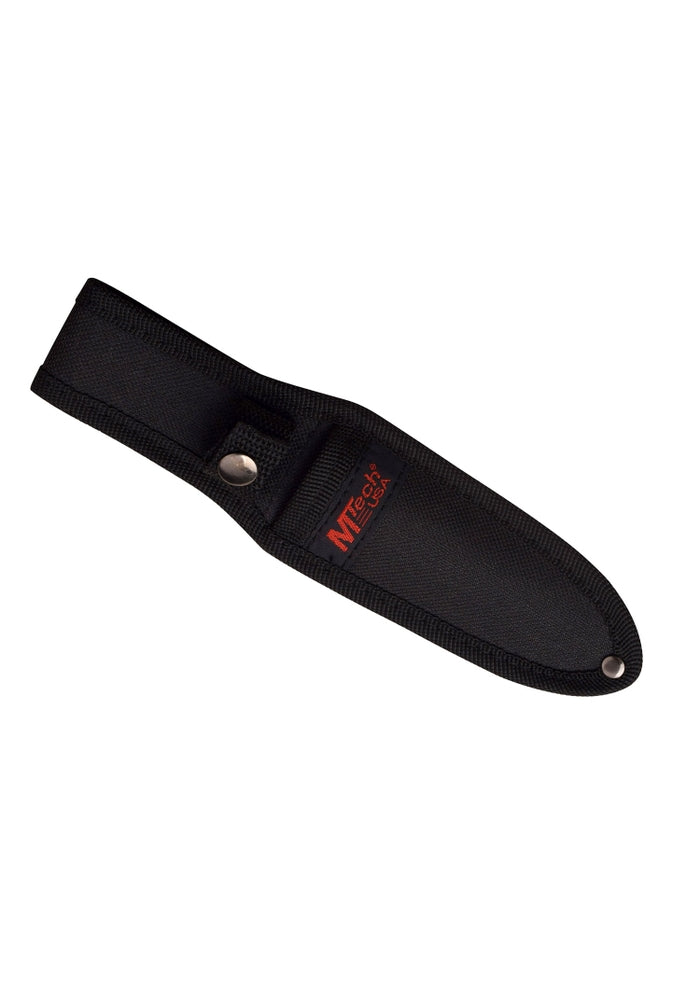 Twin Bladed Red Dagger - 8.5" Fixed Blade