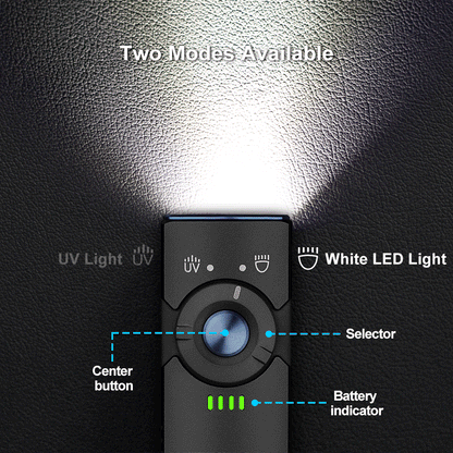 Olight Arkfeld UV 2-in-1 Flat Tactical Flashlight