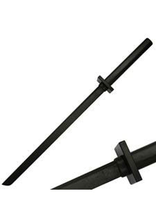 Samurai Wooden Bokken Training Sword - 34" Black