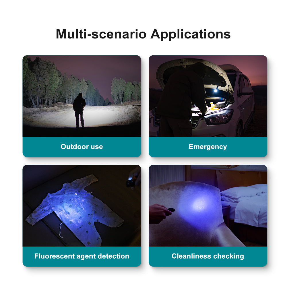 Olight Arkfeld UV 2-in-1 Flat Tactical Flashlight