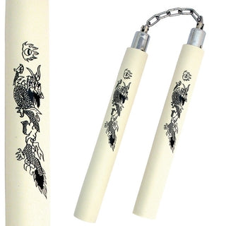 Foam Nunchaku - Practice White Dragon