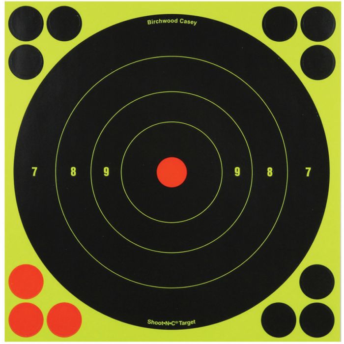 Shoot-NC 8in Bulls Eye Target