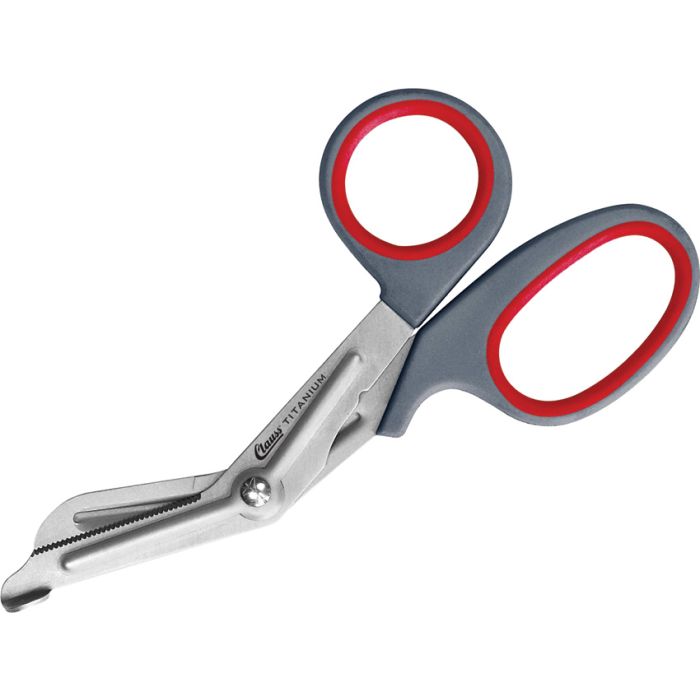 Clauss Titanium Bonded Bent Professional Snips - EMS Shears