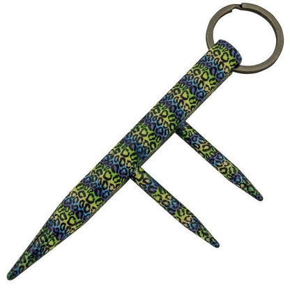 Defense Dealer Two Prong Kubotan - Multicolored