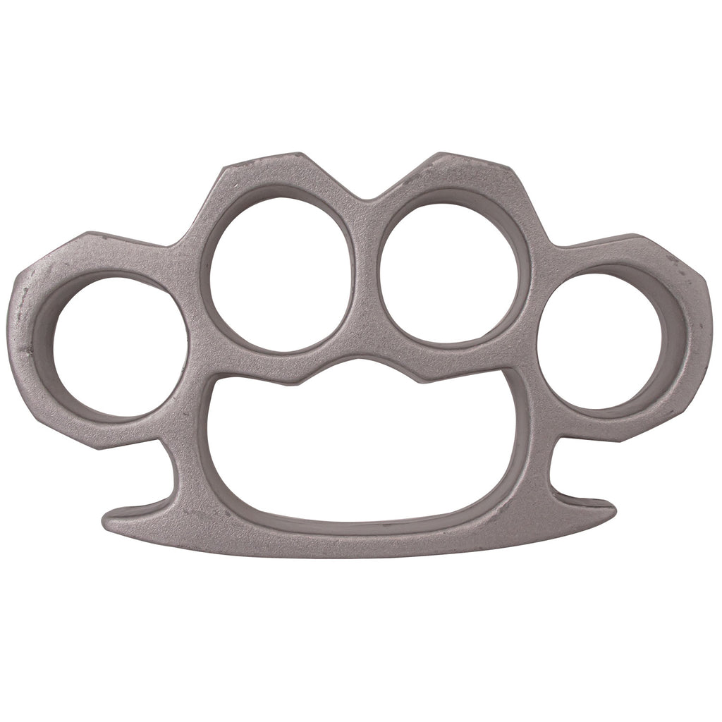 Metal Knuckle Duster - Silver 4.5 Inch