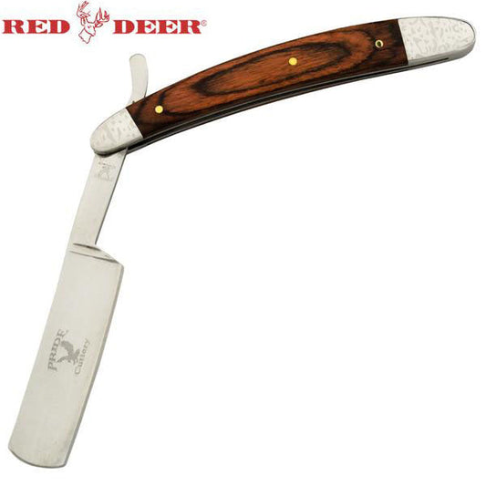 Red Deer® Straight Razor (10 inch) Wood.