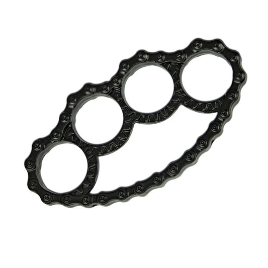 Black Chain Design Knuckle Duster