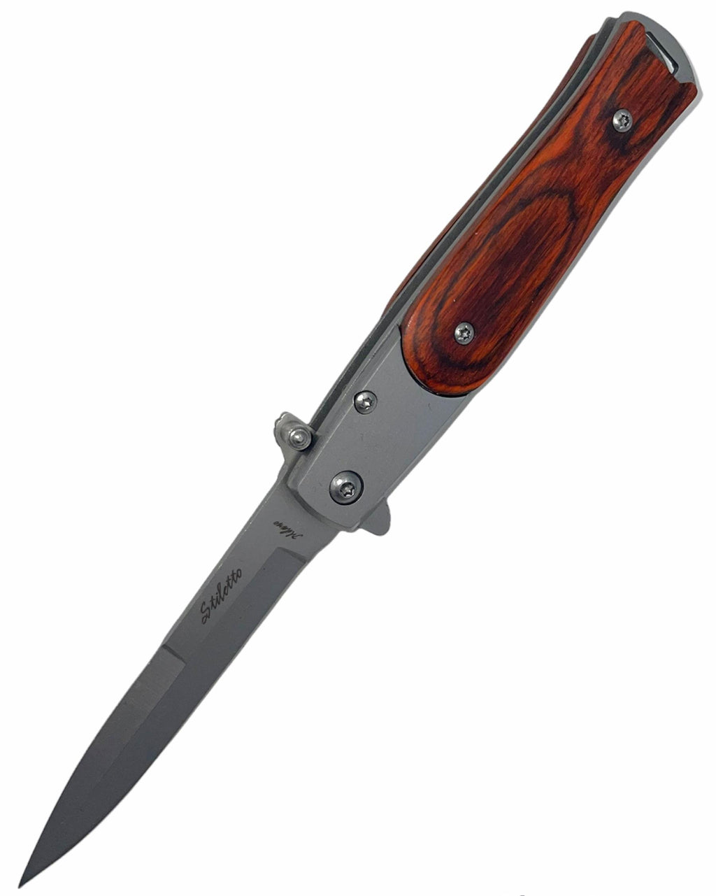 Godfather Stiletto Style Small Folding Knife - 7.25"