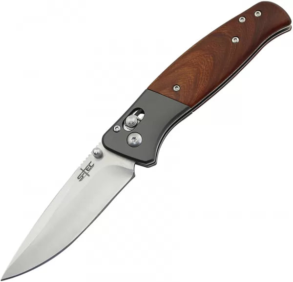 Sandal Wood Axis Lock Folding Knife 7.5 Inch