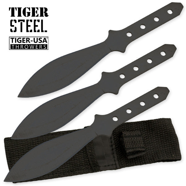 Tiger Steel 440 Stainless Steel 3pc Throwing Knives