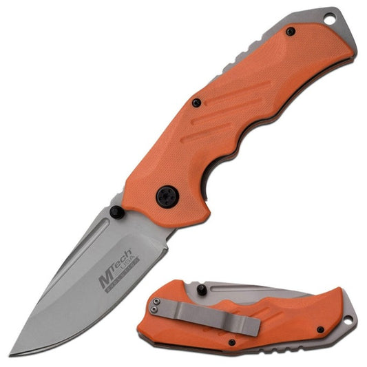 MTech USA - Orange Evolution Spring Assisted Knife