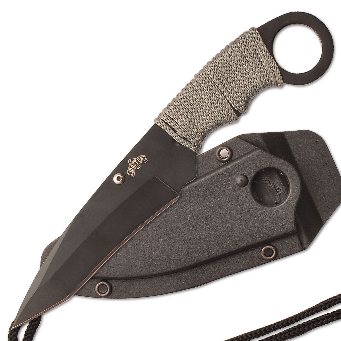 Master USA Tactical Neck Knife - Cord-Wrapped