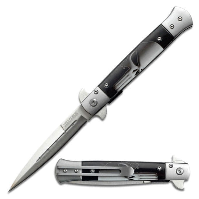 Tac-Force - Skull Stiletto Spring Assisted Knife