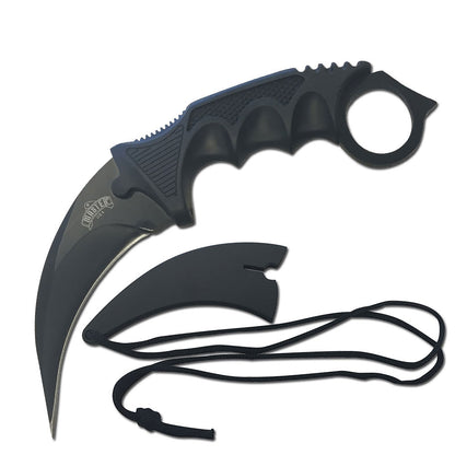 Master USA - Fixed Blade Karambit Knife - Black