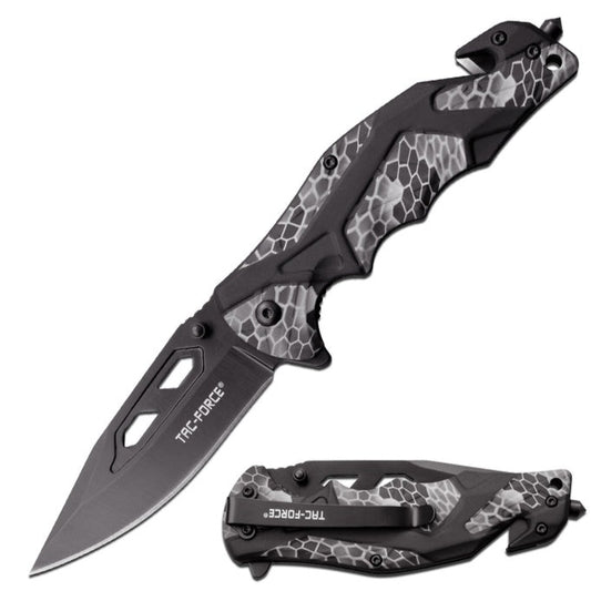 Tac-Force - Reptile w Cord Cutter Spring Assisted Knife